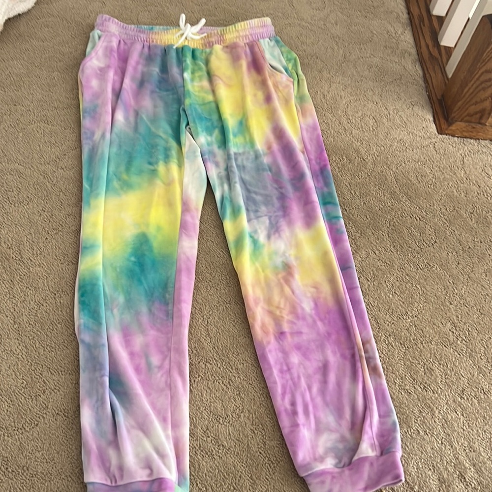 Girls velvor sweatpants